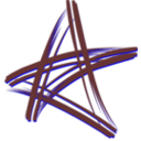 download Artistic Star clipart image with 0 hue color