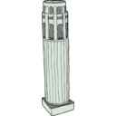 download Coit Tower From Above clipart image with 90 hue color
