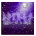 download Disco Dancers Remix 1 clipart image with 45 hue color