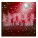 download Disco Dancers Remix 1 clipart image with 135 hue color