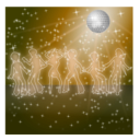 download Disco Dancers Remix 1 clipart image with 180 hue color