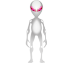 download Alien clipart image with 135 hue color