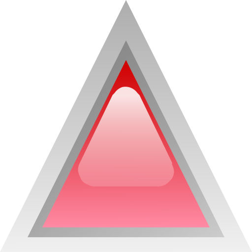 Led Triangular Red