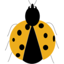 download Lady Bug clipart image with 45 hue color