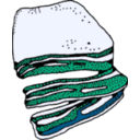 download Bacon clipart image with 180 hue color