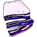 download Bacon clipart image with 270 hue color