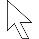 download Cursor Arrow Martin Koz 02 clipart image with 180 hue color