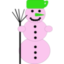 download Snowman clipart image with 90 hue color