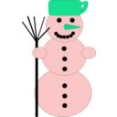 download Snowman clipart image with 135 hue color