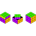 download Rubiks Cube Solving clipart image with 45 hue color