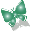 download Butterfly Icon clipart image with 270 hue color