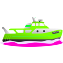 download Trawler clipart image with 90 hue color