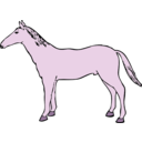 download Horse clipart image with 270 hue color