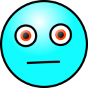 download Emoticons Worried Face clipart image with 135 hue color