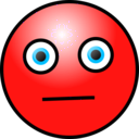 download Emoticons Worried Face clipart image with 315 hue color