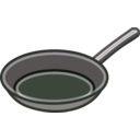 download Tango Style Frying Pan clipart image with 270 hue color