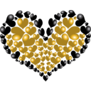 download Red Heart clipart image with 45 hue color