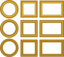 Gold Frames Set