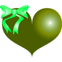 download Red Heart clipart image with 90 hue color