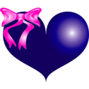download Red Heart clipart image with 270 hue color