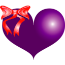download Red Heart clipart image with 315 hue color