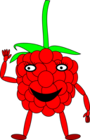 Cartoon Raspberry