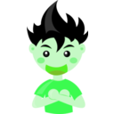 download Boy5 clipart image with 90 hue color