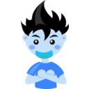 download Boy5 clipart image with 180 hue color