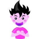 download Boy5 clipart image with 270 hue color
