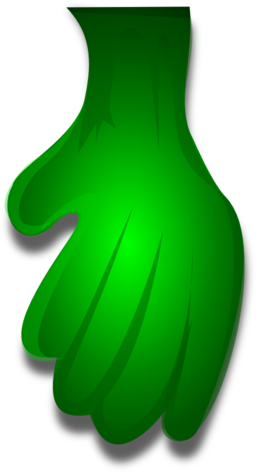 Green Monster Hand 1