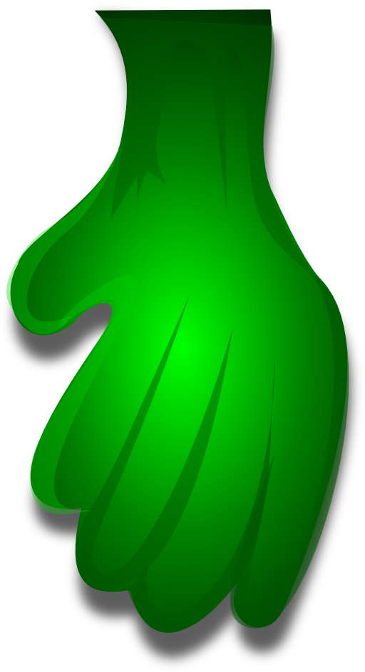 Green Monster Hand 1