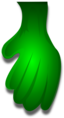 Green Monster Hand 1