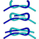 download Tying Knots clipart image with 180 hue color