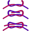 download Tying Knots clipart image with 270 hue color