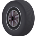 download Tire clipart image with 45 hue color