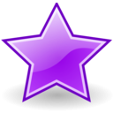 download Emblem Star clipart image with 225 hue color