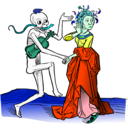 download Dance Macabre 10 clipart image with 135 hue color