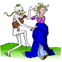 download Dance Macabre 10 clipart image with 0 hue color