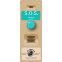 download Sos Call Station clipart image with 180 hue color