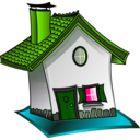 download Home clipart image with 90 hue color