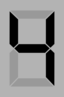 Seven Segment Display Gray 4