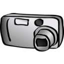 download Digital Camera Compact clipart image with 90 hue color