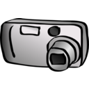 download Digital Camera Compact clipart image with 135 hue color