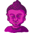 download Buddha Head clipart image with 270 hue color
