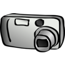 download Digital Camera Compact clipart image with 270 hue color
