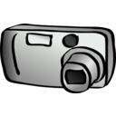 download Digital Camera Compact clipart image with 315 hue color