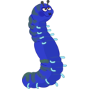 download Caterpillar 4 Ldap clipart image with 135 hue color