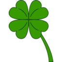 download 4 Leaf Clover clipart image with 315 hue color