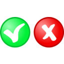 download Red Green Ok Not Ok Icons clipart image with 0 hue color