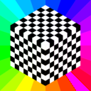 download 3d Chessboard 8 Squares clipart image with 180 hue color